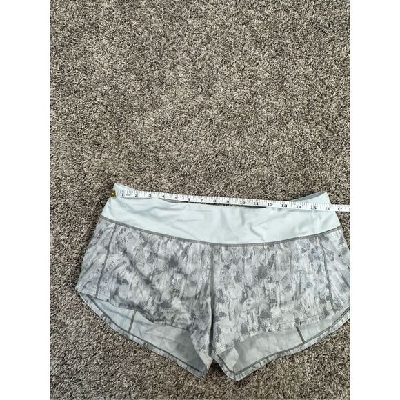 Lululemon Speed Up Short *2.5" City Breeze Alpine White Multi / Alpine White 10 - Picture 6 of 12